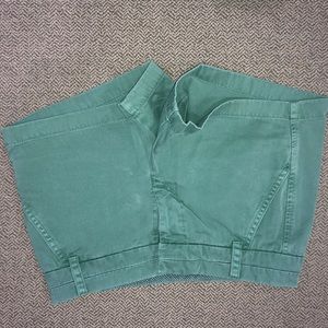 Jcrew olive chino shorts